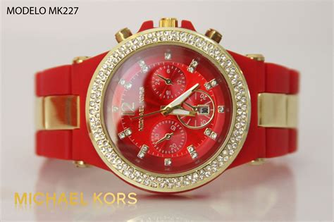 reloj michael kors rojo|michael kors reloj mujer digital.